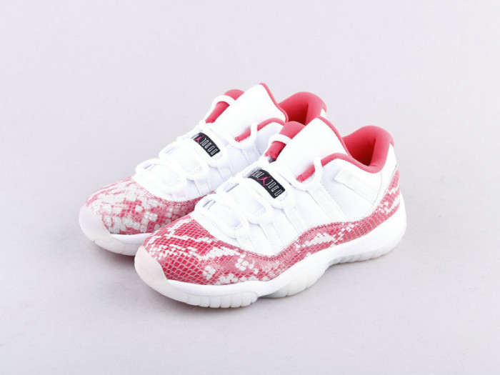 air jordan 11 retro low "pink snakeskin"  ah7860 106