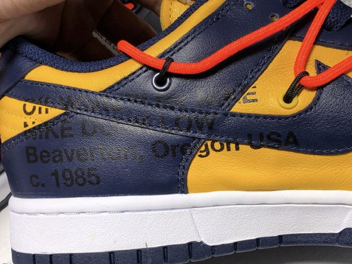 nike dunk low ofw michigan ct0856-700