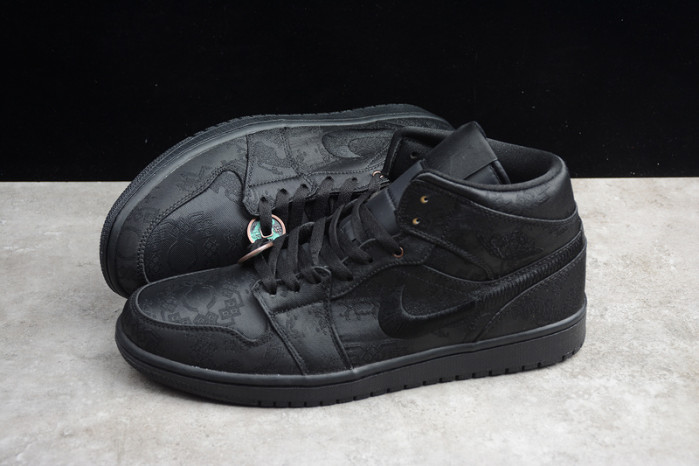 clot x air jordan 1 mid gpx "fearless"  cu2804-300