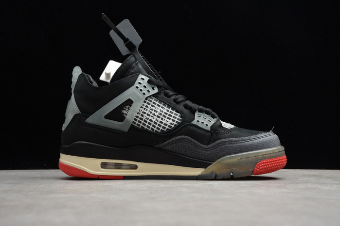 ofw x air jordan 4 “bred” cv9388-001