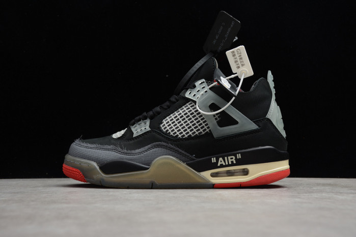 ofw x air jordan 4 “bred” cv9388-001