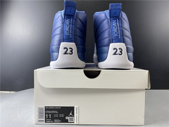 air jordan 12 retro stone blue 130690-404