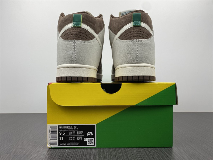 nike dunk high light chocolate - dh5348-100