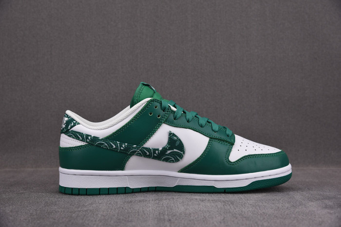 nike dunk low essential paisley pack green - dh4401-102