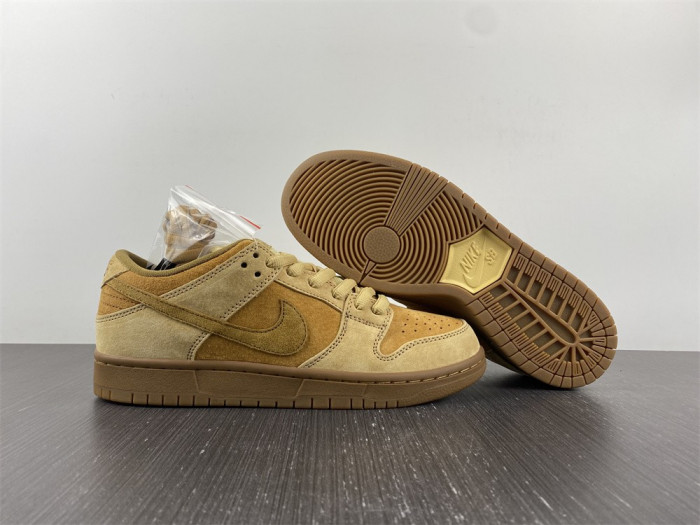 nike sb dunk low wheat - 883232-700