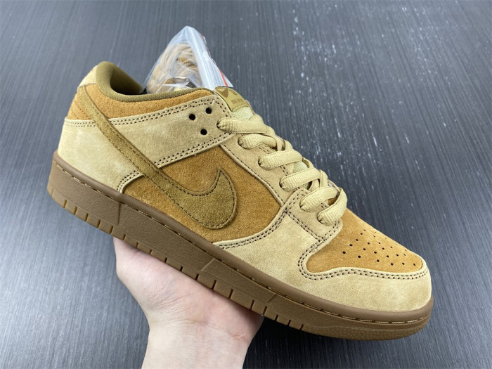 nike sb dunk low wheat - 883232-700