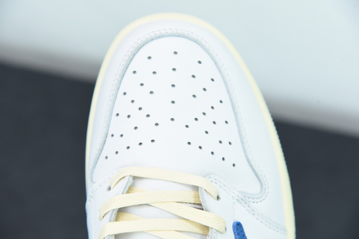 travis scott x fragment x nike air jordan 1 low cream white blue cq3277-100