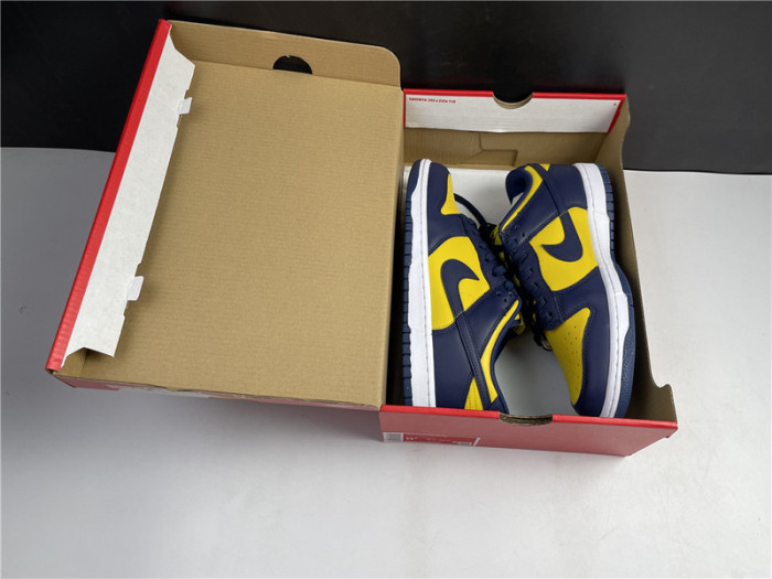 nike dunk low michigan - dd1391-700