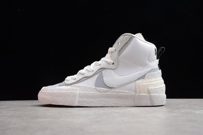 sacai x nike blazer mid white bv0072-100