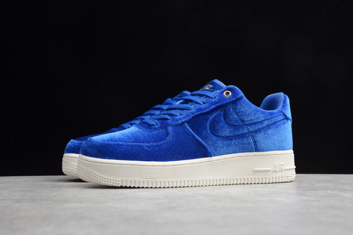 air force 1 low premium 3 velour blue void  at4144-400