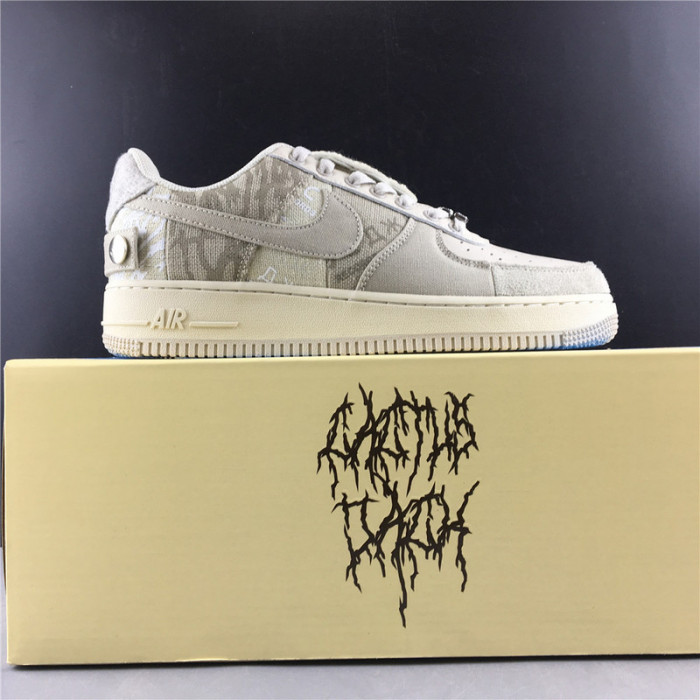 nike air force 1 x travis scott  white grey  cn2405-902