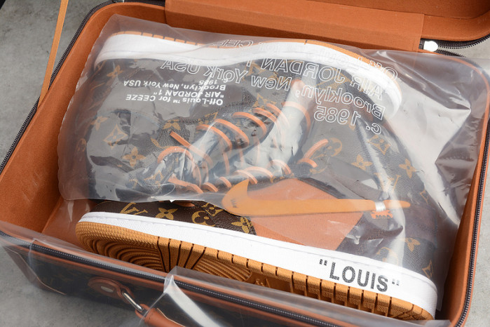 air jordan 1 ofw-l0vt aq0818-158 (with case)