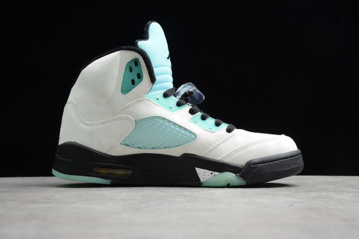 air jordan 5 retro island green  cn2932-100