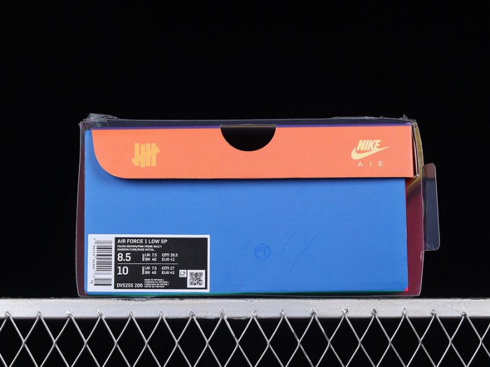 nike x undefeated air force 1 low "pink prime" sneakers dv5255-200