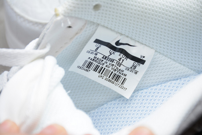 x the n0*h F**e x nike air force 1 white/black ar3066-100