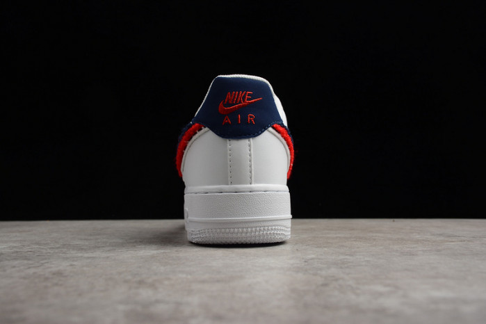 nike air force 1 low l0vt8 3d chenille white red blue 823511-106