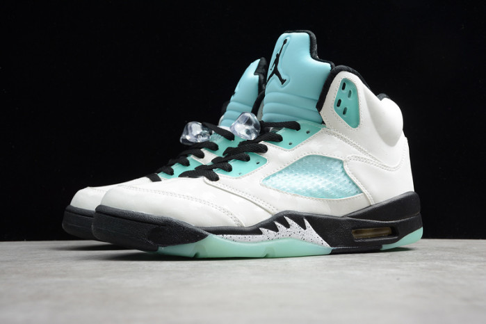 air jordan 5 retro island green  cn2932-100