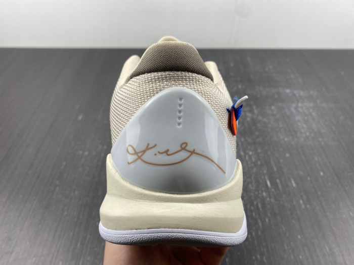 nike kobe 5 protro undefeated rice white  db4796-101