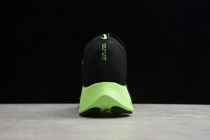 nike air zoom alphafly next% black electric green ci9925-400