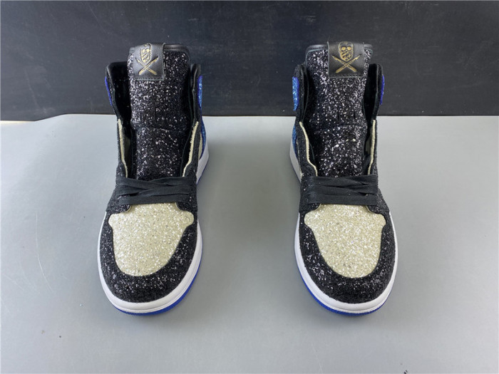 fragment design x air jordan 1 “glitter”  ck5566-400