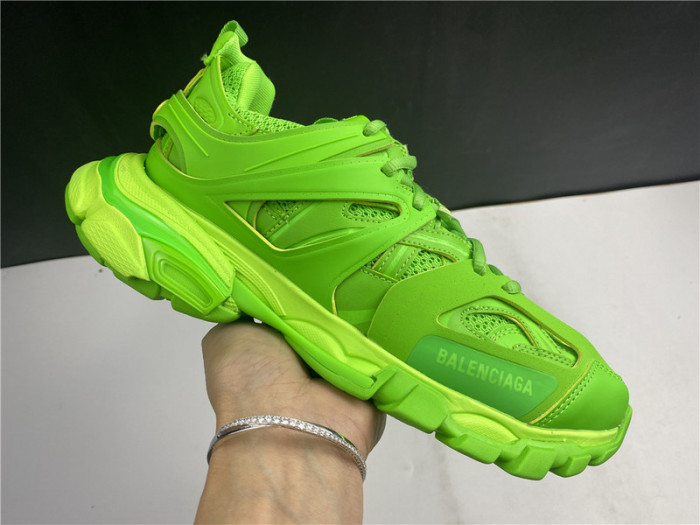 blcg track trainer  fluo green 542436 w3ab1 3801