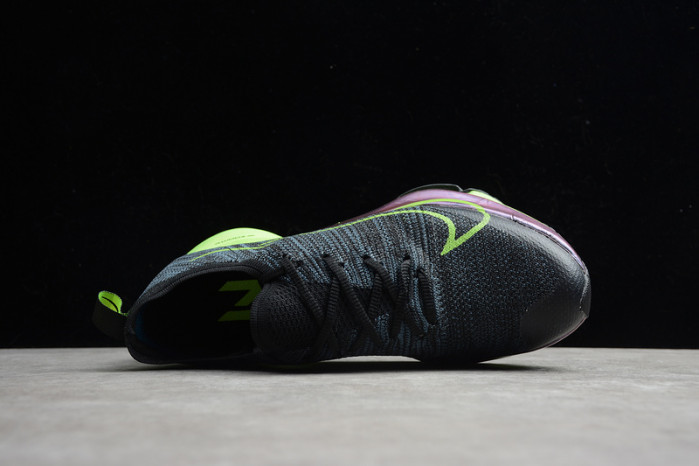 nike air zoom alphafly next% black electric green (w) cz1514-400