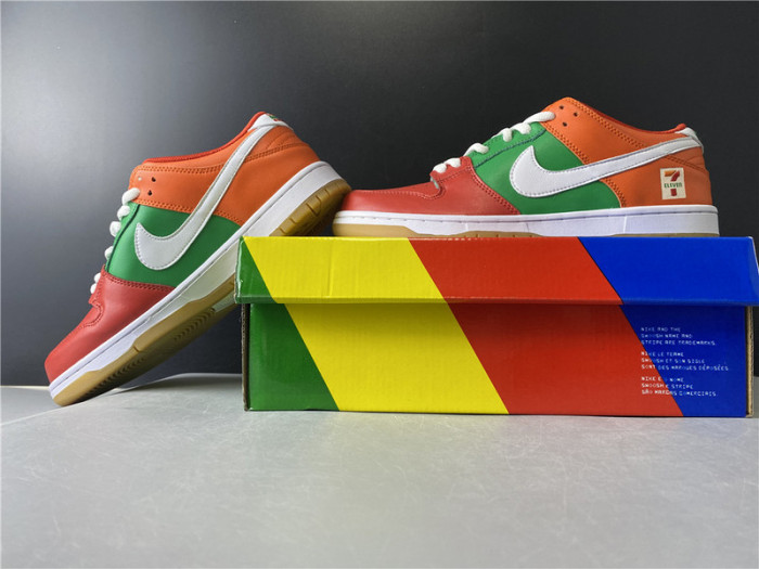 nike sb dunk low red orange green cz5130-600