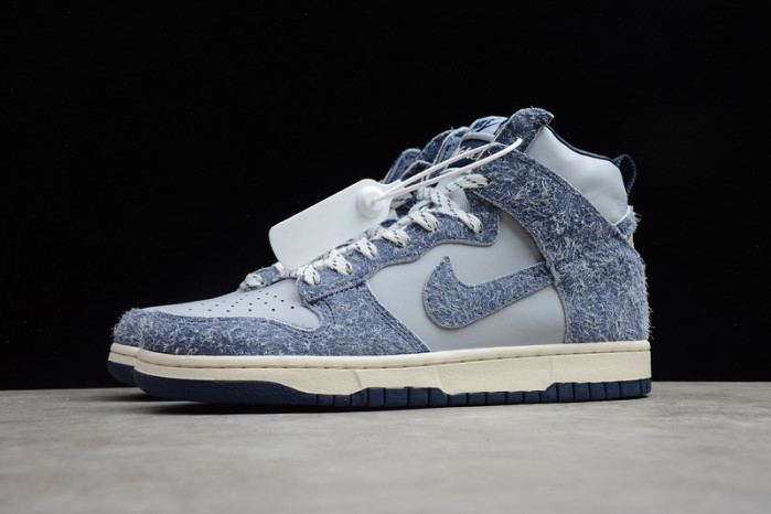 nike dunk high ab notre midnight navy  cw3092-400
