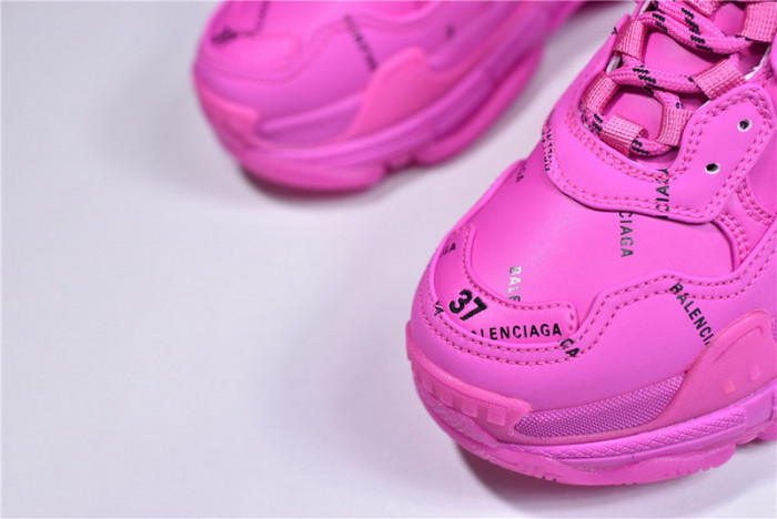 blcg sneaker triple.s.gomma rose  red 524039 w2fa1 7634