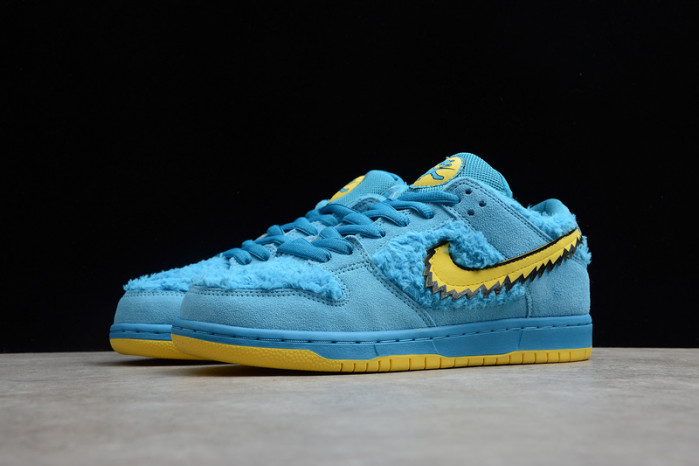 grateful dead nike sb dunk low blue bear cj5378-400
