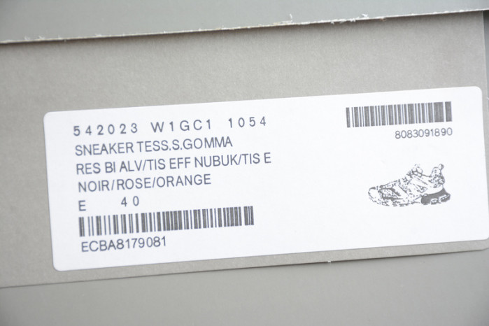 blcg sneaker tess.s.gomma black pink orange blue 542023w1gc11054