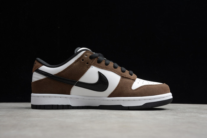 nike sb dunk low white black trail end brown 304292-102