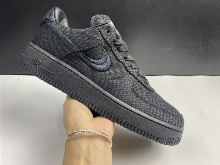 nike air force 1 low stussy black cz9084-001