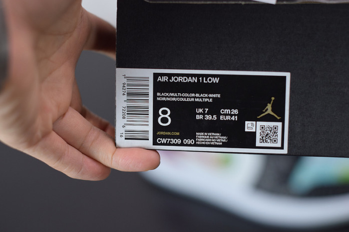 air jordan 1 low galaxy cw7309-090