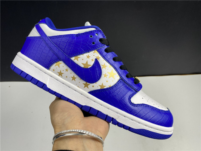 nike sb dunk low stars hyper royal (2021)  dh3228-100
