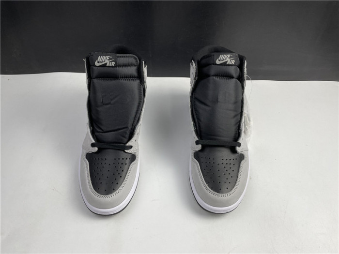 air jordan 1 retro high black white light smoke grey 555088-035