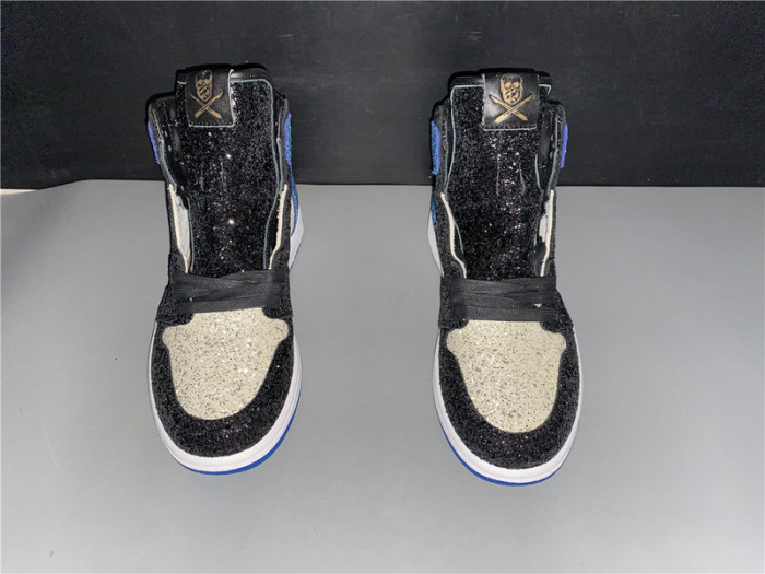 fragment design x air jordan 1 “glitter”  ck5566-400