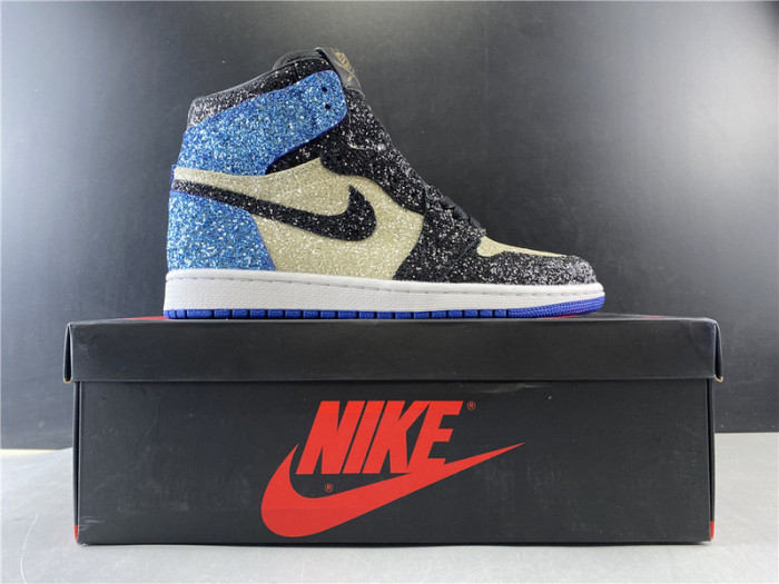 fragment design x air jordan 1 “glitter”  ck5566-400