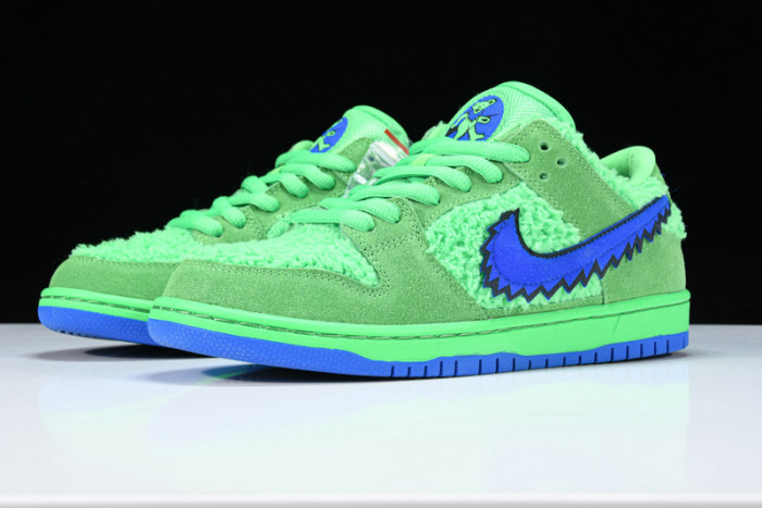 grateful dead x nike sb dunk low “green bear” cj5378-300