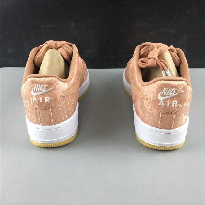 air force 1 low clot rose gold silk  cj5290-600