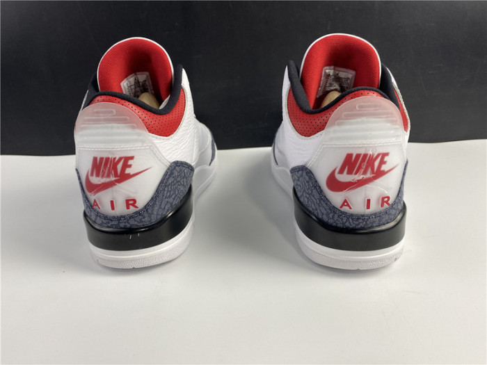 air jordan 3 retro se fire red denim (2020) cz6431-100