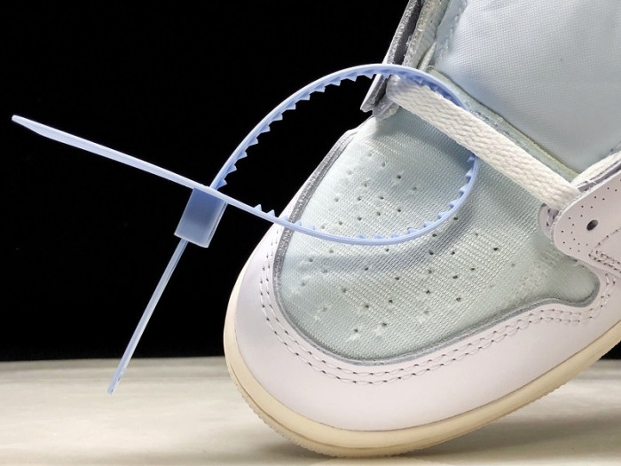 air jordan 1 retro high ofw white  aq0818-100