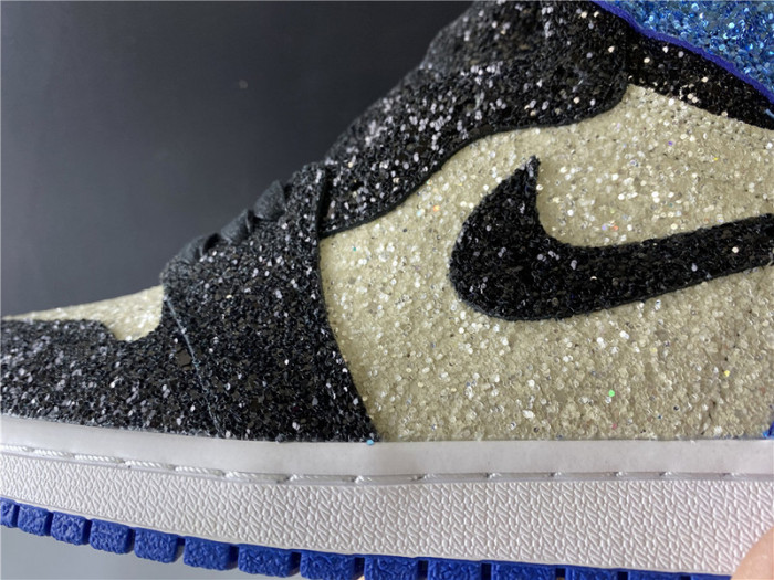 fragment design x air jordan 1 “glitter”  ck5566-400