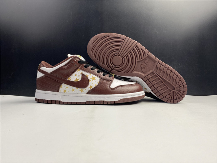 nike sb dunk low stars barkroot brown (2021)  dh3228-103
