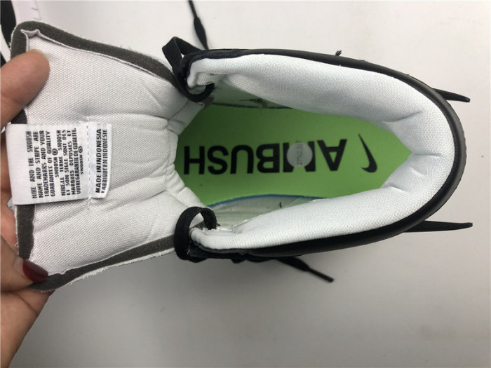 nike dunk high ambush black white cu7544-001