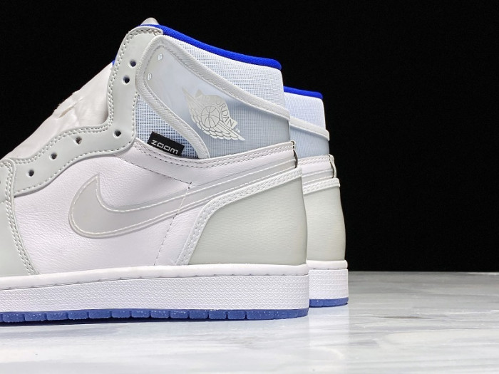 air jordan 1 retro high zoom white racer blue  ck6637-104