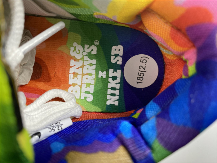 kids nike sb dunk low ben & jerry