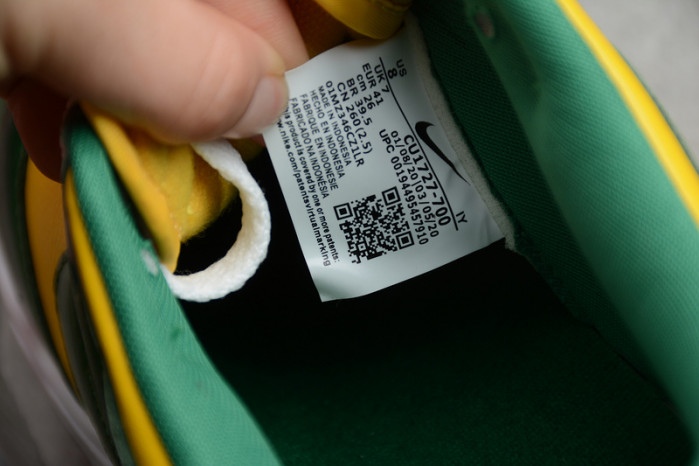 nike dunk low brazil (2020)  cu1727-700