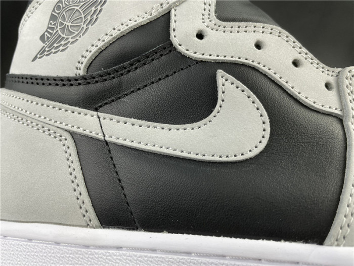 air jordan 1 retro high black white light smoke grey 555088-035