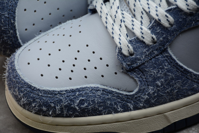 nike dunk high ab notre midnight navy  cw3092-400